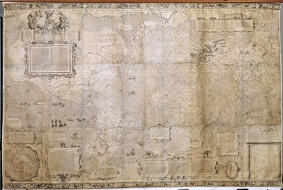 Mapa del mundo de Dutch School