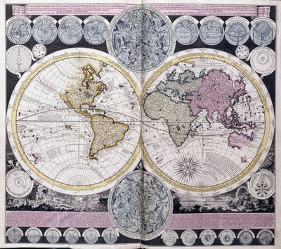 Mapa del mundo, c.1717 de Dutch School