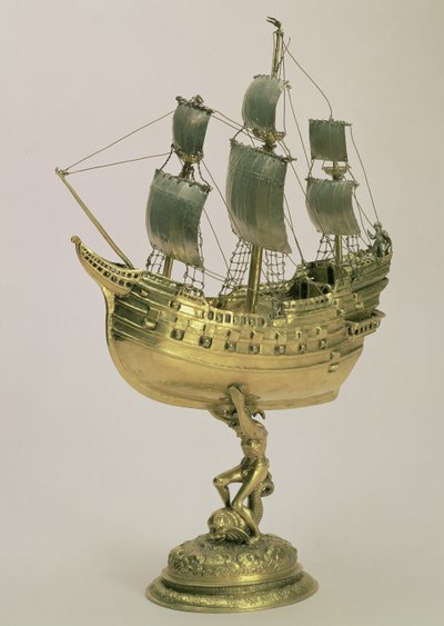 Modelo de barco de guerra, Ámsterdam, 1595-96 de Dutch School