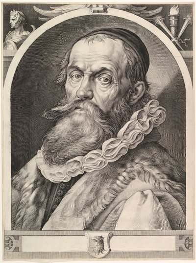 Retrato de Hendrick Goltzius, pub. 1617 de Dutch School