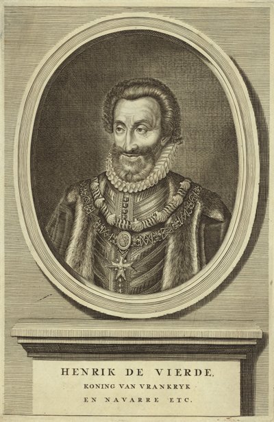 Retrato del Rey Enrique IV de Francia de Dutch School