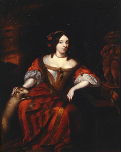 Retrato de una dama de Dutch School