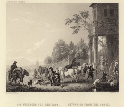 Regreso de la caza de Dutch School