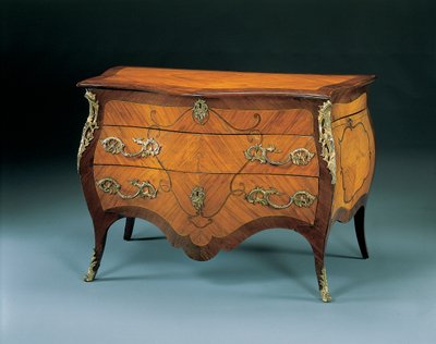 Cómoda rococó, mediados del siglo XVIII de Dutch School