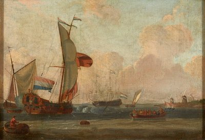 Embarcaciones en la Costa de Dutch School