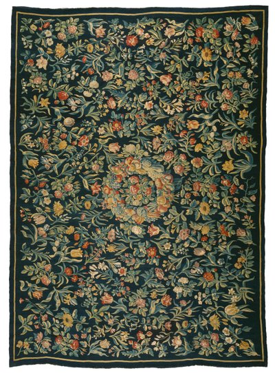 Tapiz de mesa, de Amsterdam (lana y seda) de Dutch School