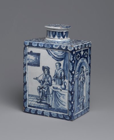 Caja de té, c.1698 de Dutch School