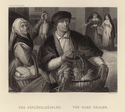 El comerciante de caza de Dutch School