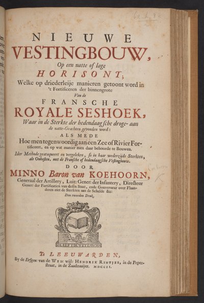 Portada de Nieuwe Vestingbouw de Dutch School