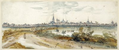 Vista de Calcar, finales del siglo XVII de Dutch School