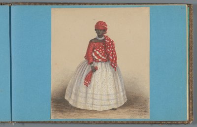 Mujer en Surinam, 1860 de Dutch School