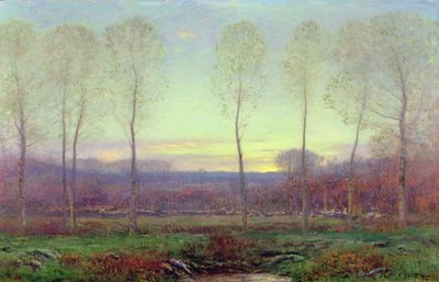 Crepúsculo de Octubre de Dwight William Tryon