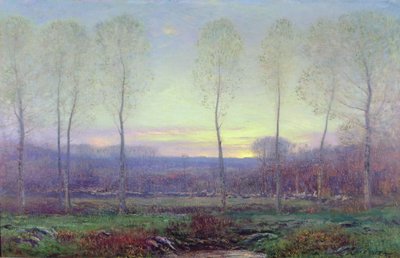 Crepúsculo de Octubre de Dwight William Tryon