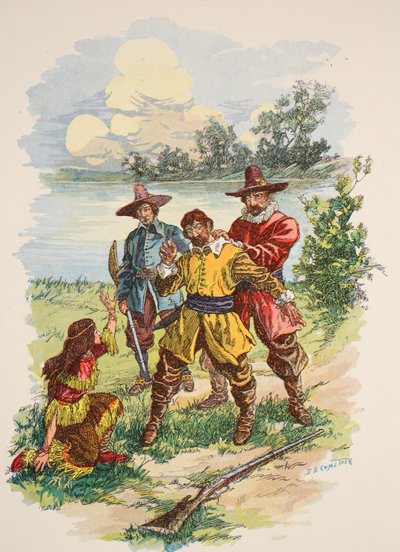 Fue agarrado por la parte trasera del cuello, ilustración de 