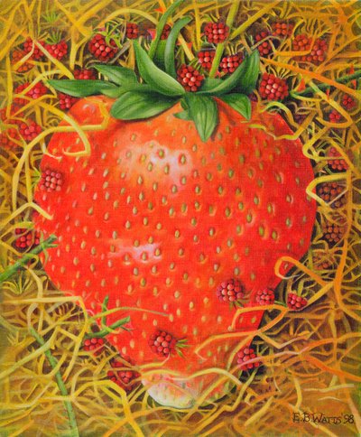 Fresa en paja, 1998 de E.B. Watts