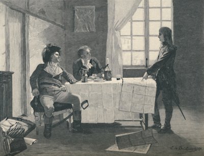 Bonaparte, Turreau y Volney en Niza en 1793, 1896 de E.G.H. Del