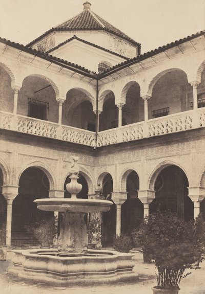 España. Sevilla, Patio de la Casa del Duque de Medina Celi llamada Casa de Pilatos de E.K. Tenison