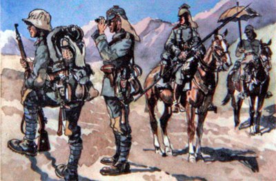 Uniformes alemanes de 1917, Frente Macedonio de E. (after) Dobrich