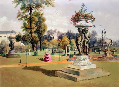 El Jardín de la Terraza, Woburn Abbey, Berkshire de E Adveno Brooke