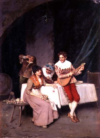 La Vendedora de Flores Tímida de E. Ascenzi