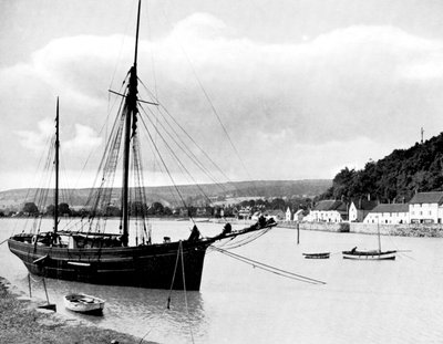 Minehead desde el muro del puerto, Somerset de E. Bastard