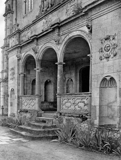 La logia, Cranborne Manor House, Dorset, 1924-1926 de E. Bastard