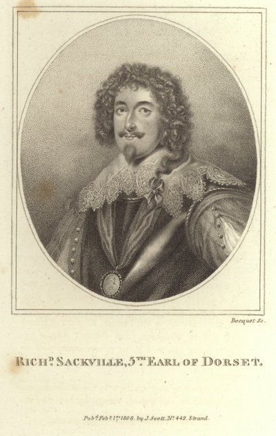 Richard Sackville, el 5º Conde de Dorset de E. Bocquet