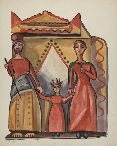 Bulto - Sagrada Familia, 1935-1942 de E. Boyd