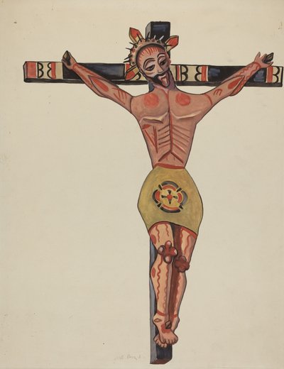 Crucifijo - De la vecindad de Mora, 1935-1942. de E. Boyd
