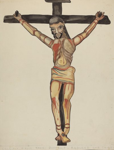 Crucifijo, de la vecindad de Taos de E. Boyd