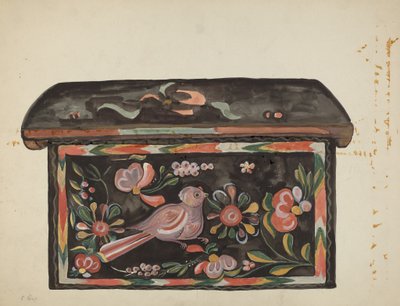 Caja de pino nativa de E. Boyd