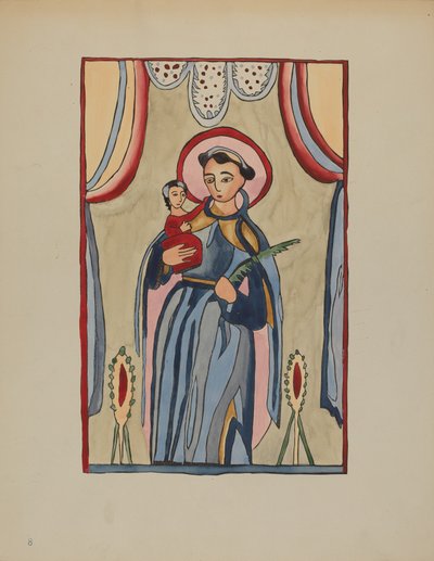 Panel del retablo de San Antonio de E. Boyd