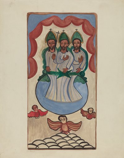 Retablo de la Trinidad, c. 1936 de E. Boyd