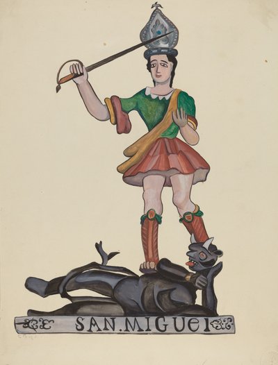 San Miguel - El Arcángel y Satanás, 1935-1942 de E. Boyd