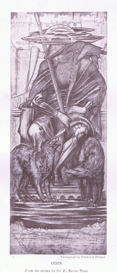 Odín (diseño de E Burne Jones) de E. Burne Jones
