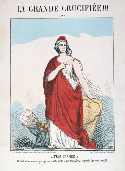 Alegoría de la Francia Republicana, 1871 de E. Courtaux