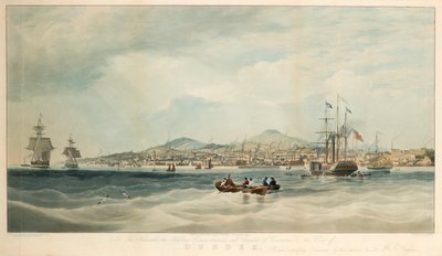 Vista de Dundee desde el río de E. Duncan