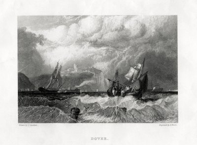 Dover, Kent, 1860 de E. Finden