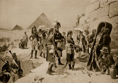 Napoleón en Egipto, ilustración de 