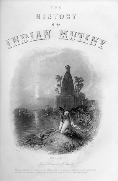 La madre hindú, c1860 de E. J. Portbury