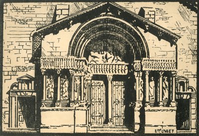 El Portal de la Iglesia de St-Trophime de E Laget