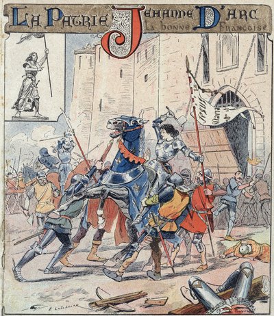 Juana de Arco es hecha prisionera el 23 de mayo de 1430 y entregada a los ingleses - en “Histoire de Jeanne d