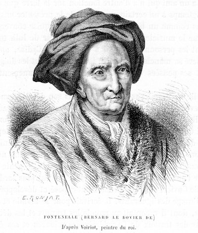 Bernard le Bovier de Fontenelle, c1870s de Etienne Antoine Eugene Ronjat
