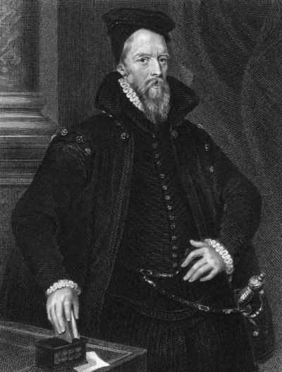 Ambrose Dudley, 3er Conde de Warwick d. 1589, 1825 de E. Scriven