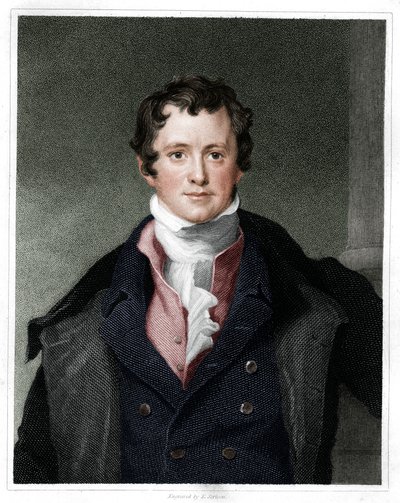 Humphry Davy, químico inglés, 1833 de E. Scriven