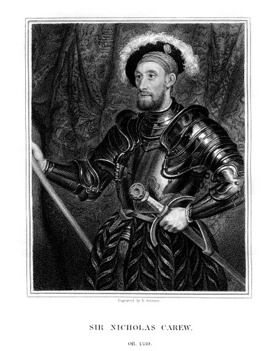 Sir Nicholas Carew, 1823 de E. Scriven