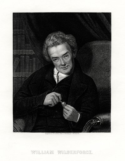William Wilberforce, activista inglés contra la esclavitud, siglo XIX de E. Scriven