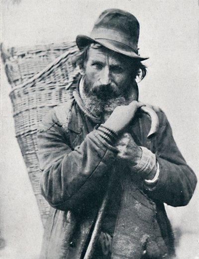 Un vendedor ambulante alemán, Distrito de Ehningen, Wurtemberg, 1912 de E Uhlenhuth