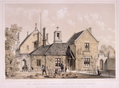 Escuela Dominical de Camden Town, Londres, c. 1870 de E Walker