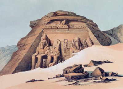 Templo de Abu Simbel, 1842-1845 de E Weidenbach